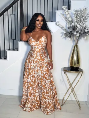 LET'S GET IT ON RING MAXI DRESS