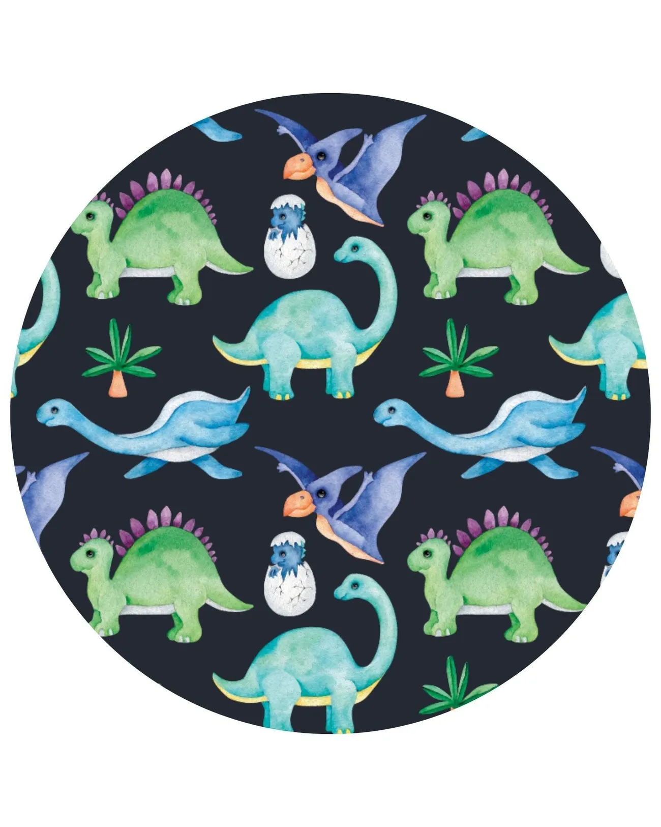 Lev Baby Danny Dinosaur Baby Zippered Footies
