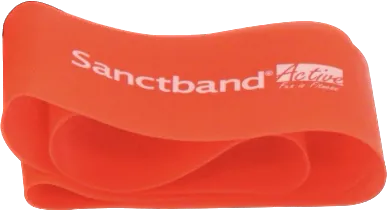 Level 2 Amber Sanctband Active Resiatance Band 3 in 1 Exercise Kit Tubing W/Handles, Loop Band, Super Loop