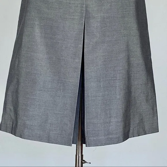 Lida Baday Front and Back Slit Silk Blend Skirt 10