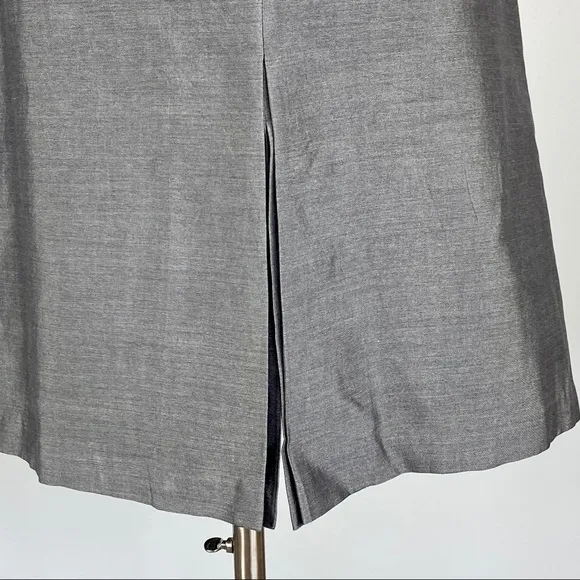 Lida Baday Front and Back Slit Silk Blend Skirt 10