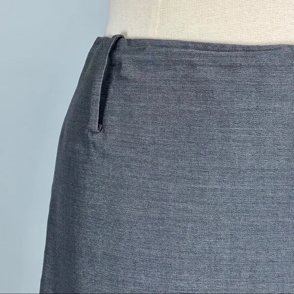 Lida Baday Front and Back Slit Silk Blend Skirt 10