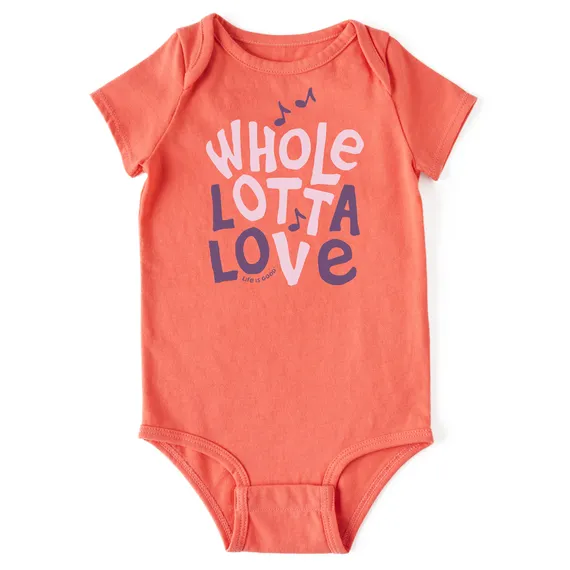 Life is Good Baby Whole Lotta Love Crusher Bodysuit