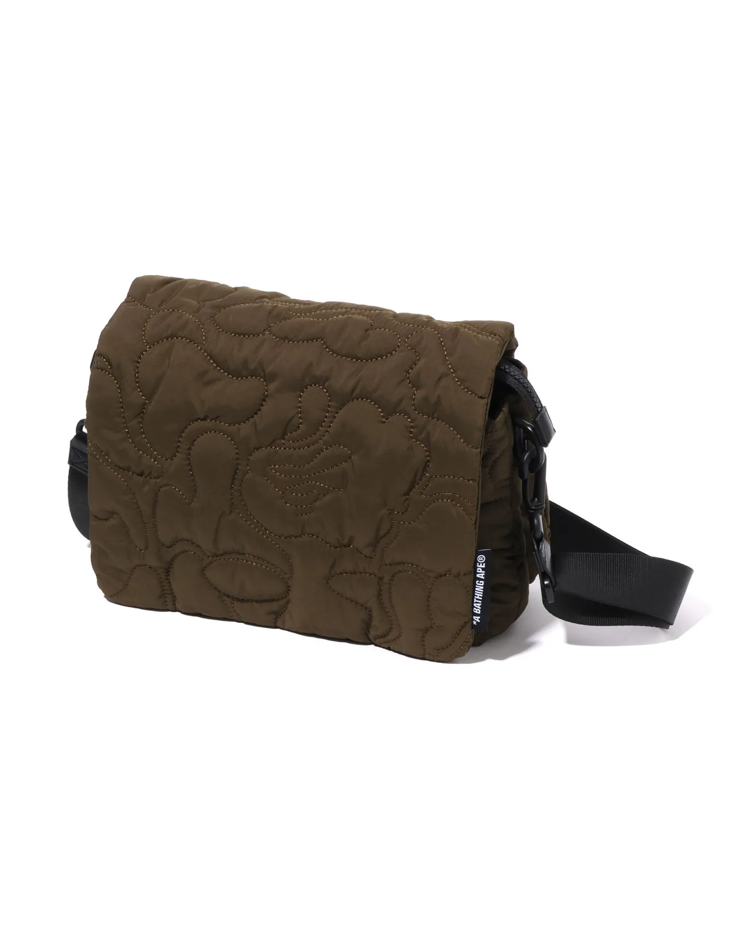Line Camo Quilted Shoulder Bag