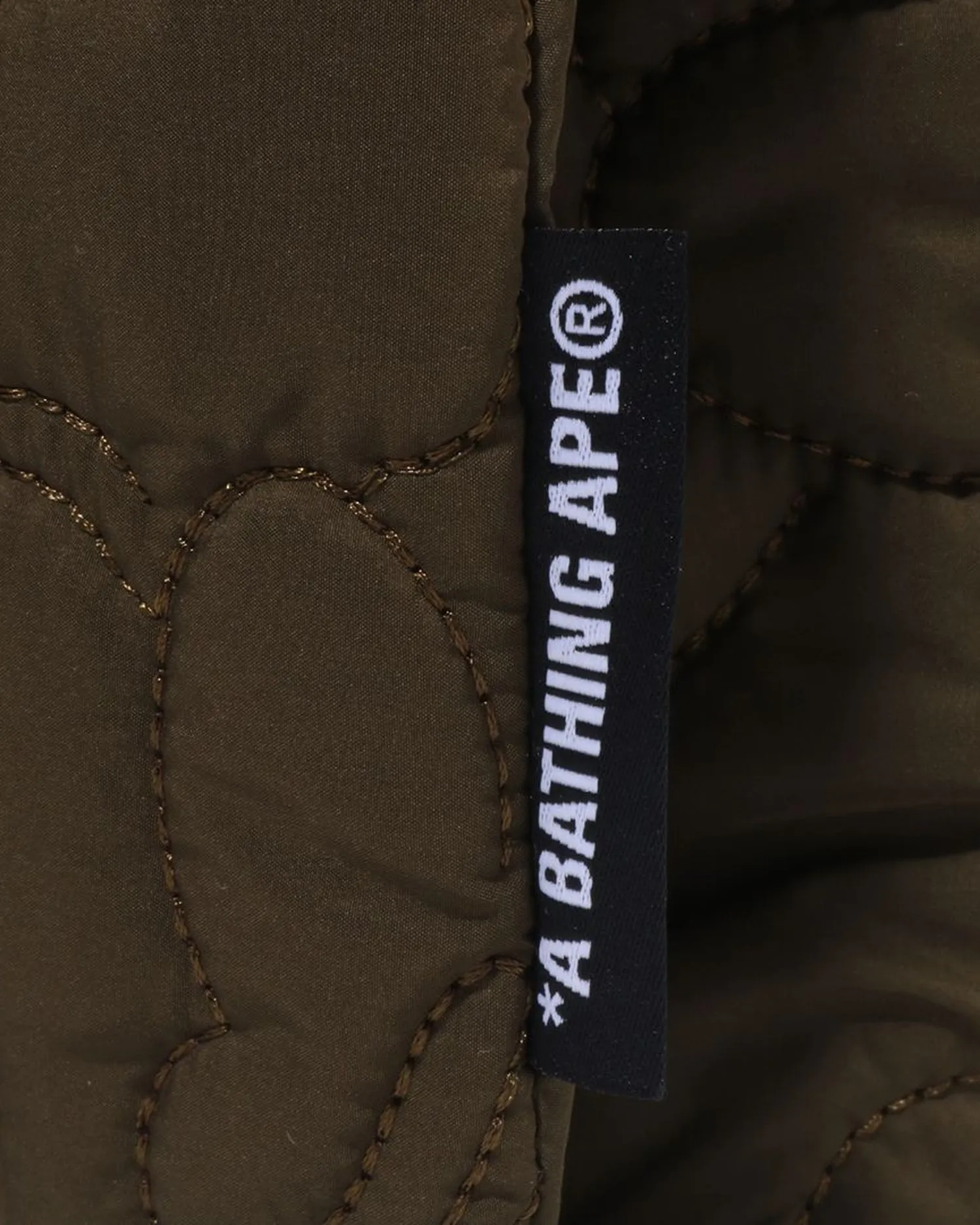 Line Camo Quilted Shoulder Bag