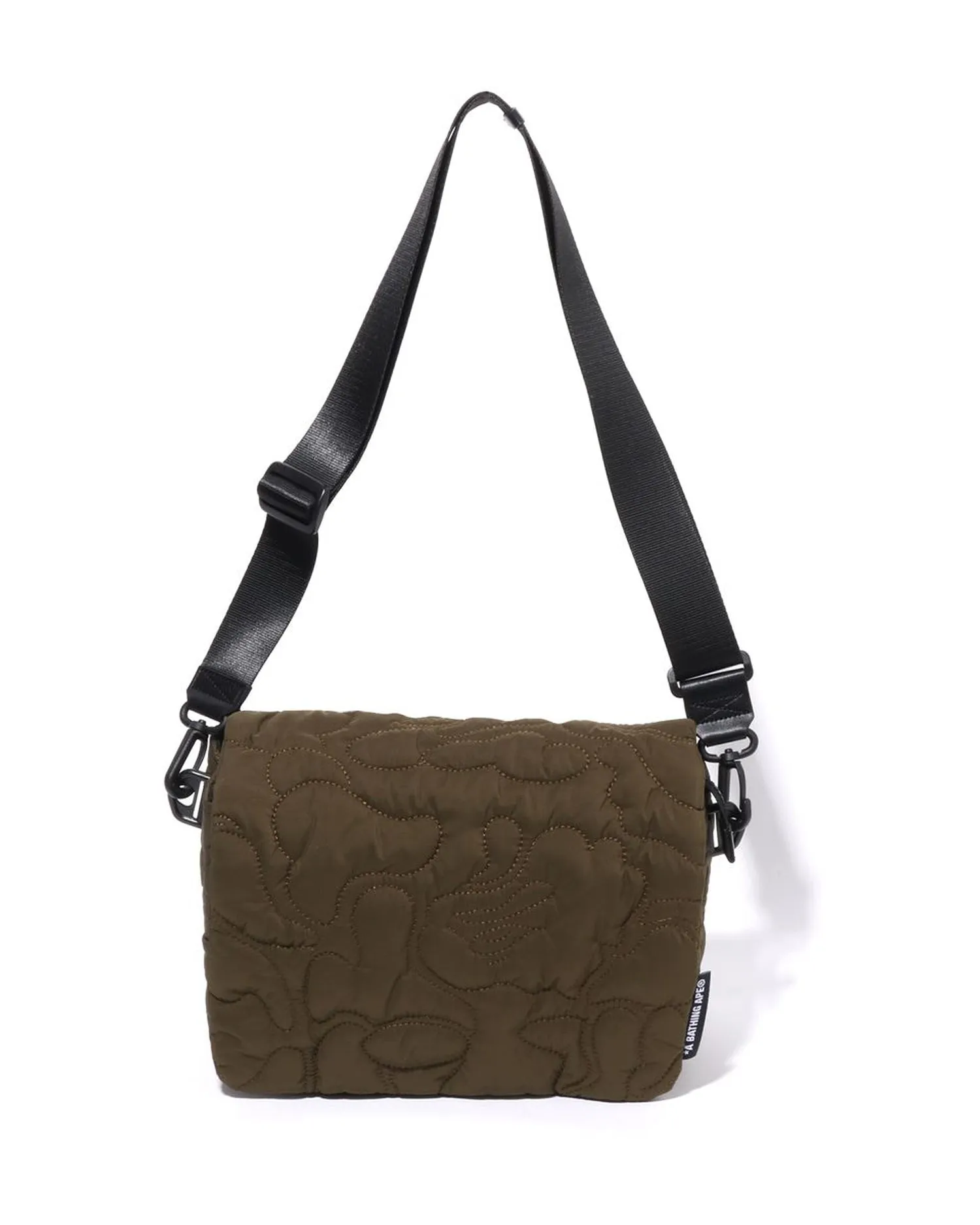 Line Camo Quilted Shoulder Bag