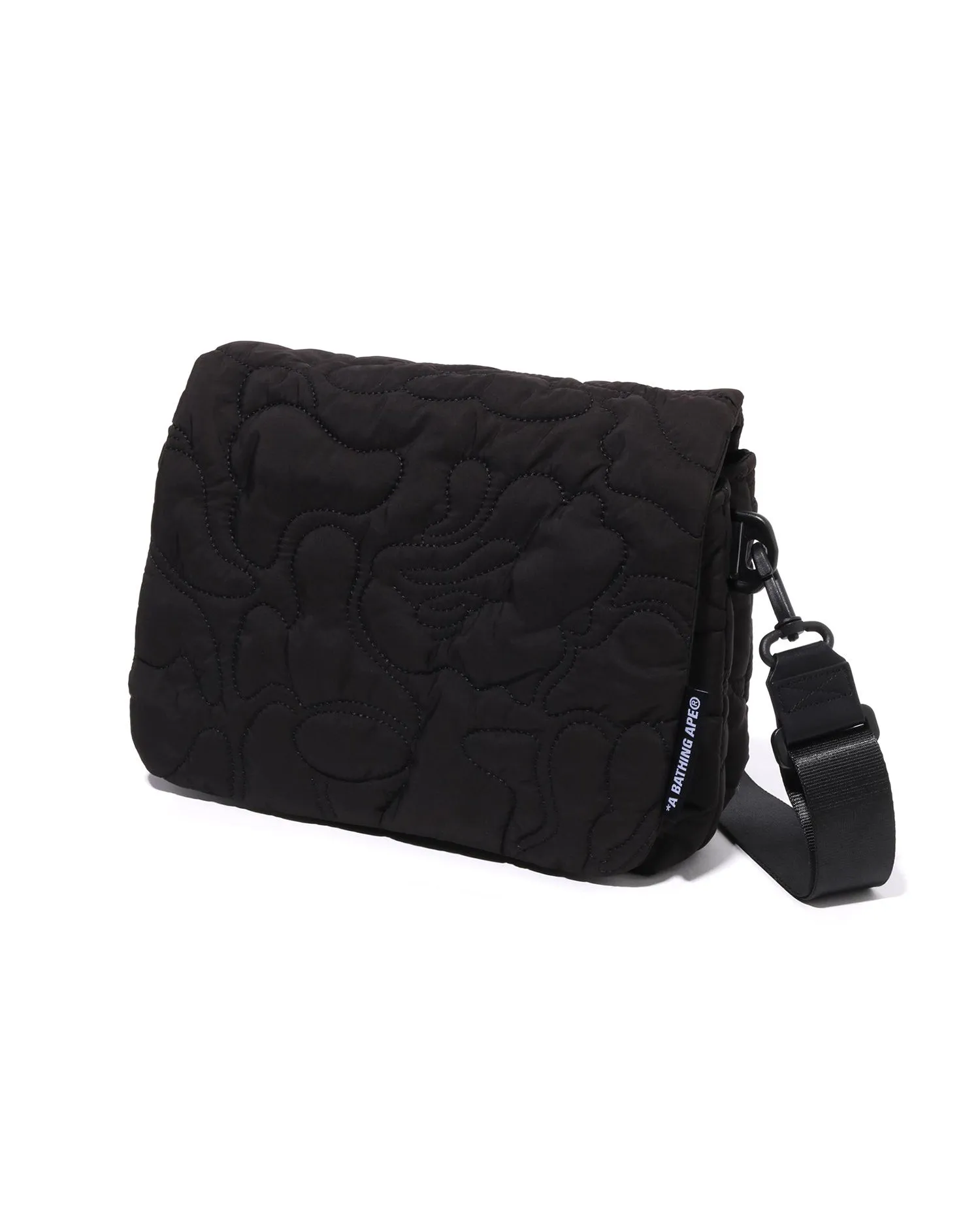 Line Camo Quilted Shoulder Bag
