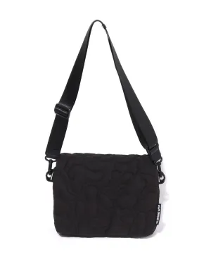 Line Camo Quilted Shoulder Bag
