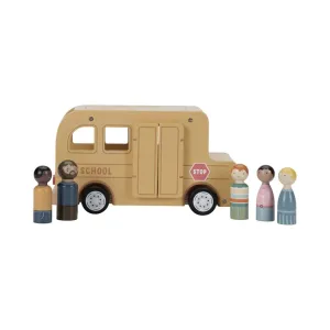Little Dutch Wooden School Bus with Figures