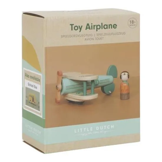 Little Dutch Wooden Toy Airplane