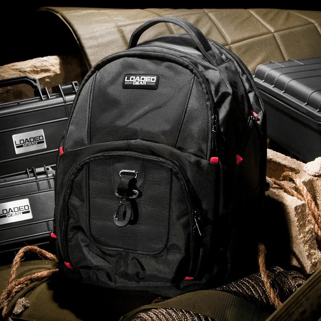 Loaded Gear GX-100 Utility Laptop Backpack, Water and Scratch Resistant | BJ11900