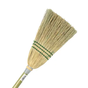 Lobby Corn Broom, 3 String - Sold By The Case