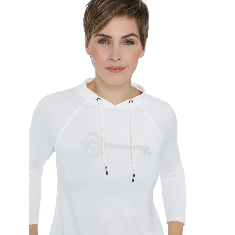 LOGO DRAWSTRING PULLOVER