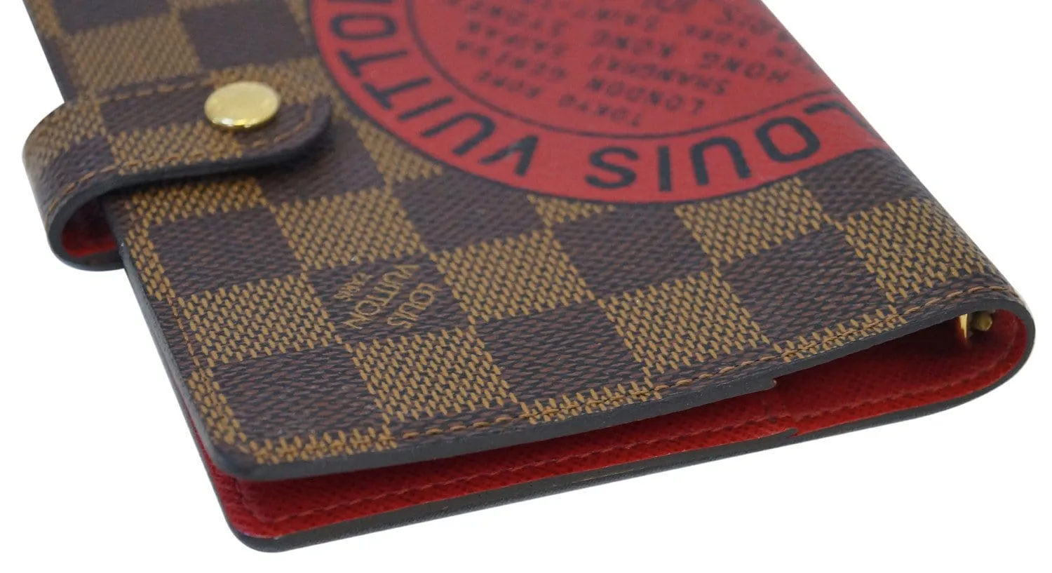 LOUIS VUITTON Damier Ebene Agenda PM Day Planner Cover Limited