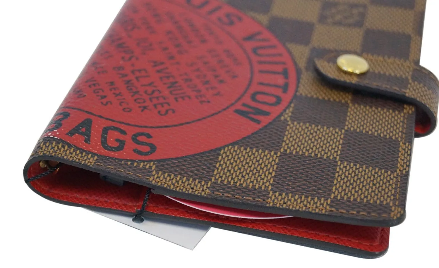LOUIS VUITTON Damier Ebene Agenda PM Day Planner Cover Limited