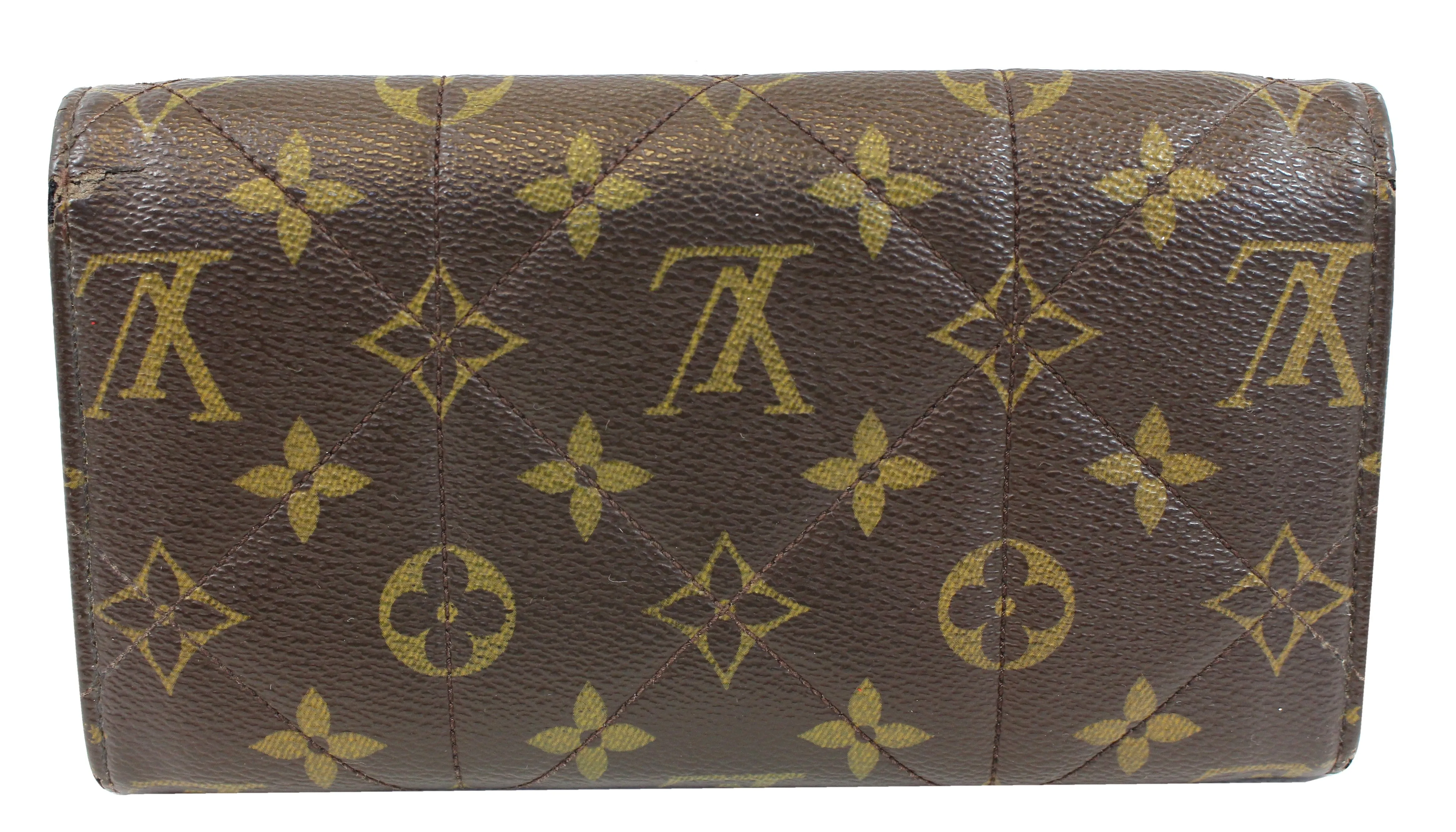 LOUIS VUITTON Monogram Canvas Sarah Etoile Wallet