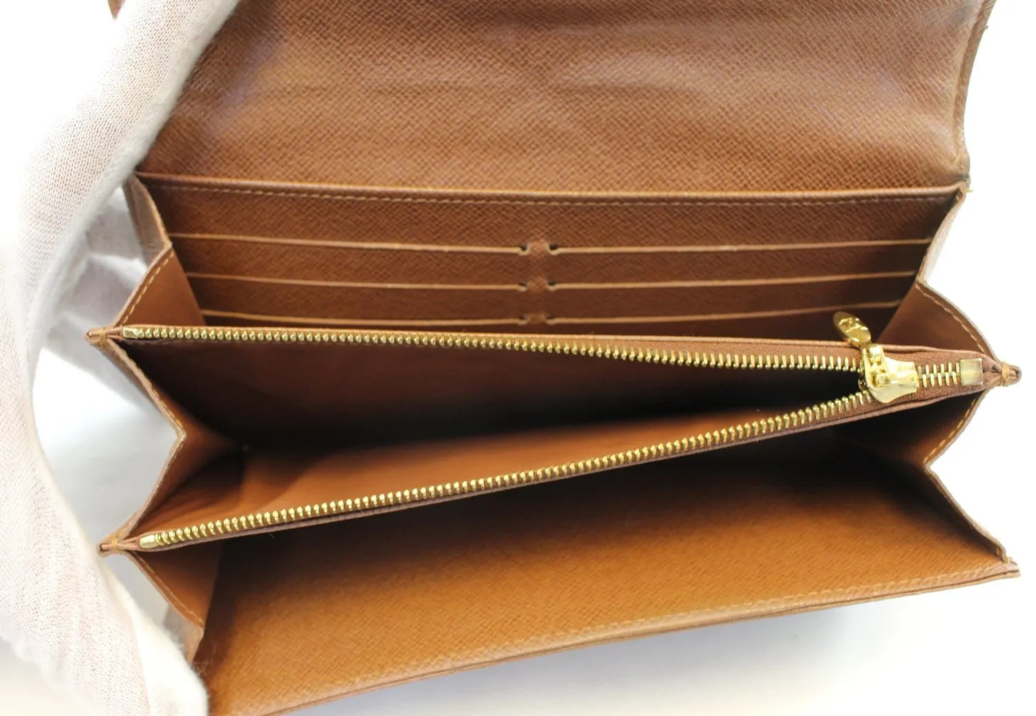 LOUIS VUITTON Monogram Canvas Sarah Etoile Wallet