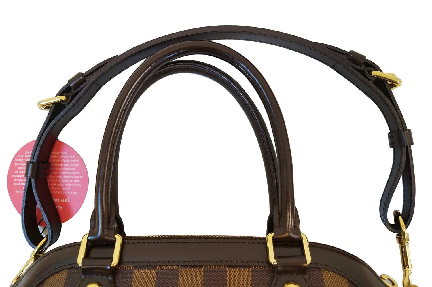 LOUIS VUITTON Trevi PM Damier Ebene 2way Shoulder Handbag