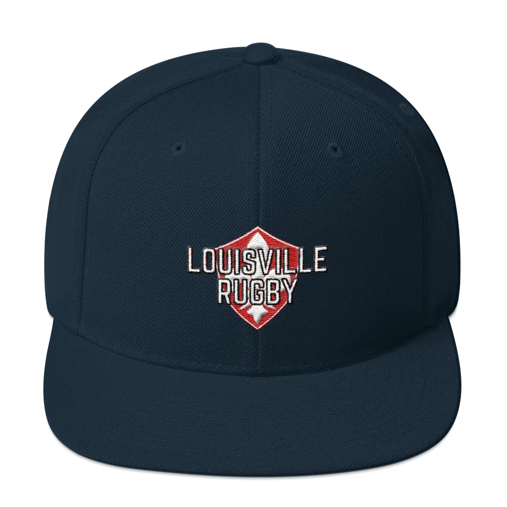 Louisville Large Crest Logo Snapback Hat