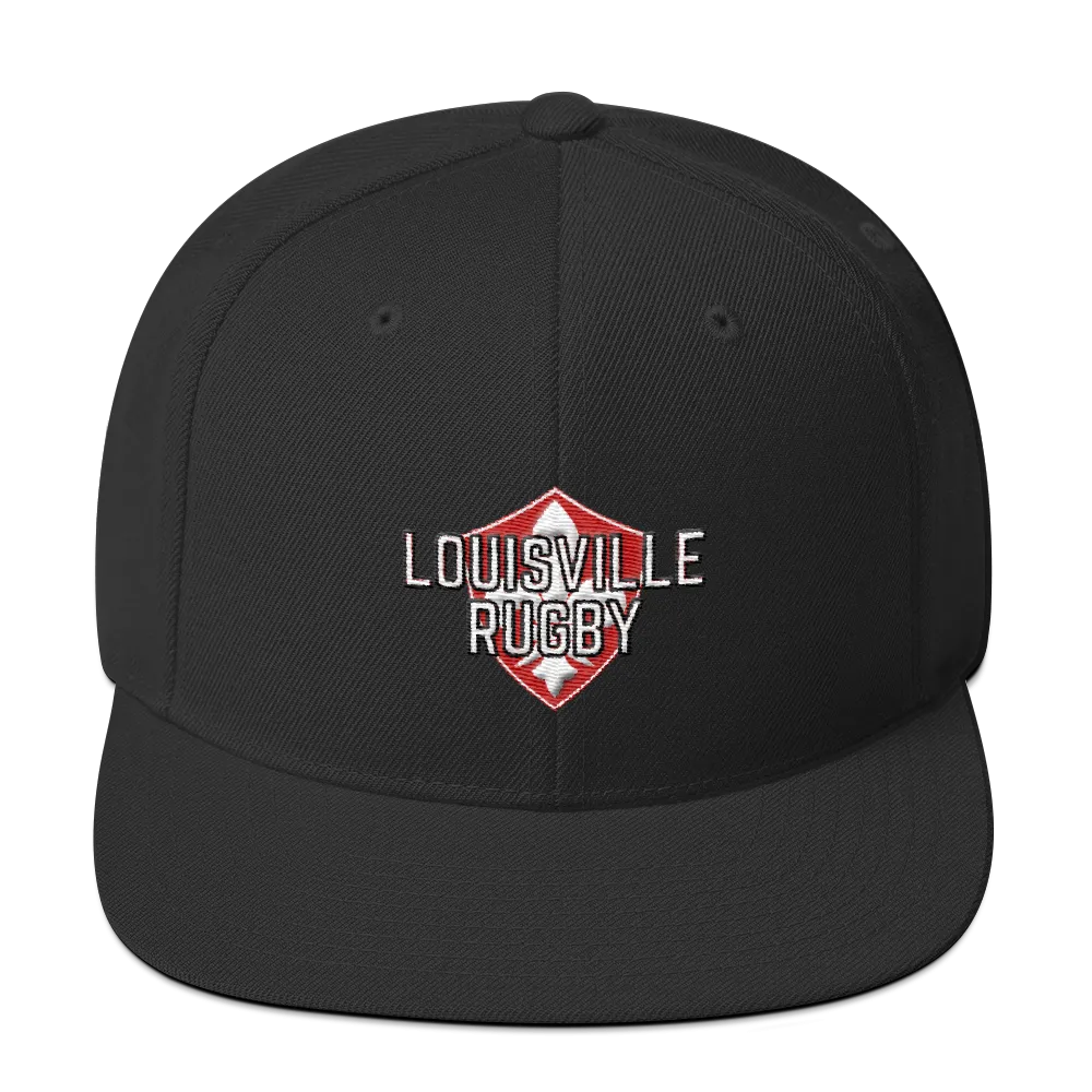 Louisville Large Crest Logo Snapback Hat