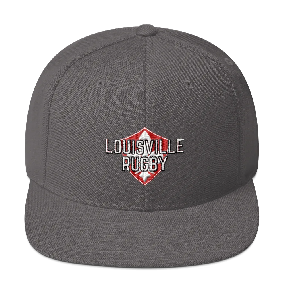 Louisville Large Crest Logo Snapback Hat