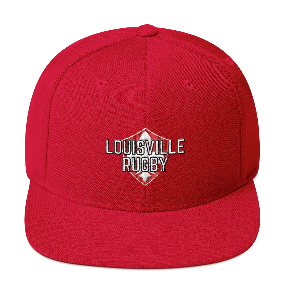 Louisville Large Crest Logo Snapback Hat