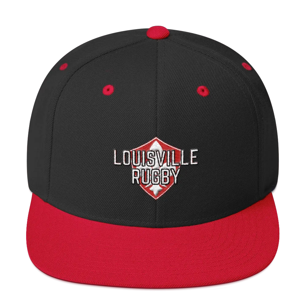 Louisville Large Crest Logo Snapback Hat