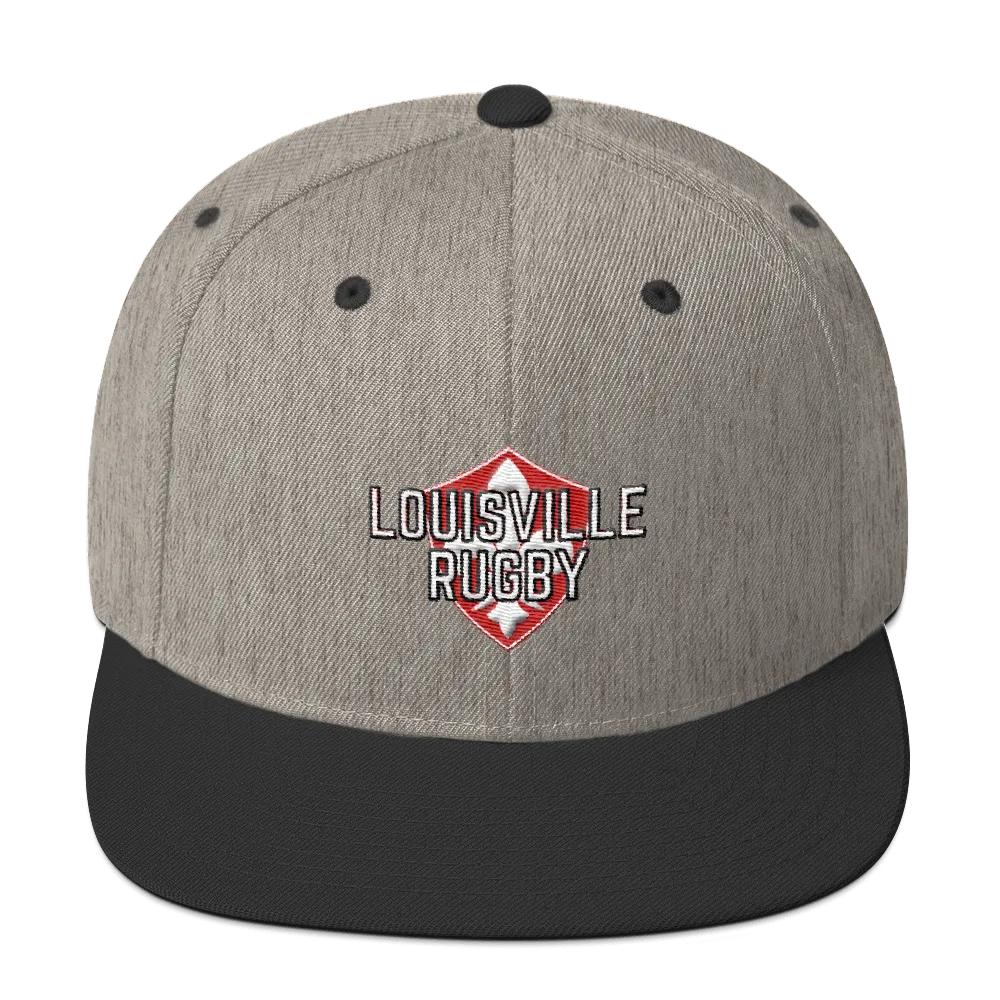 Louisville Large Crest Logo Snapback Hat