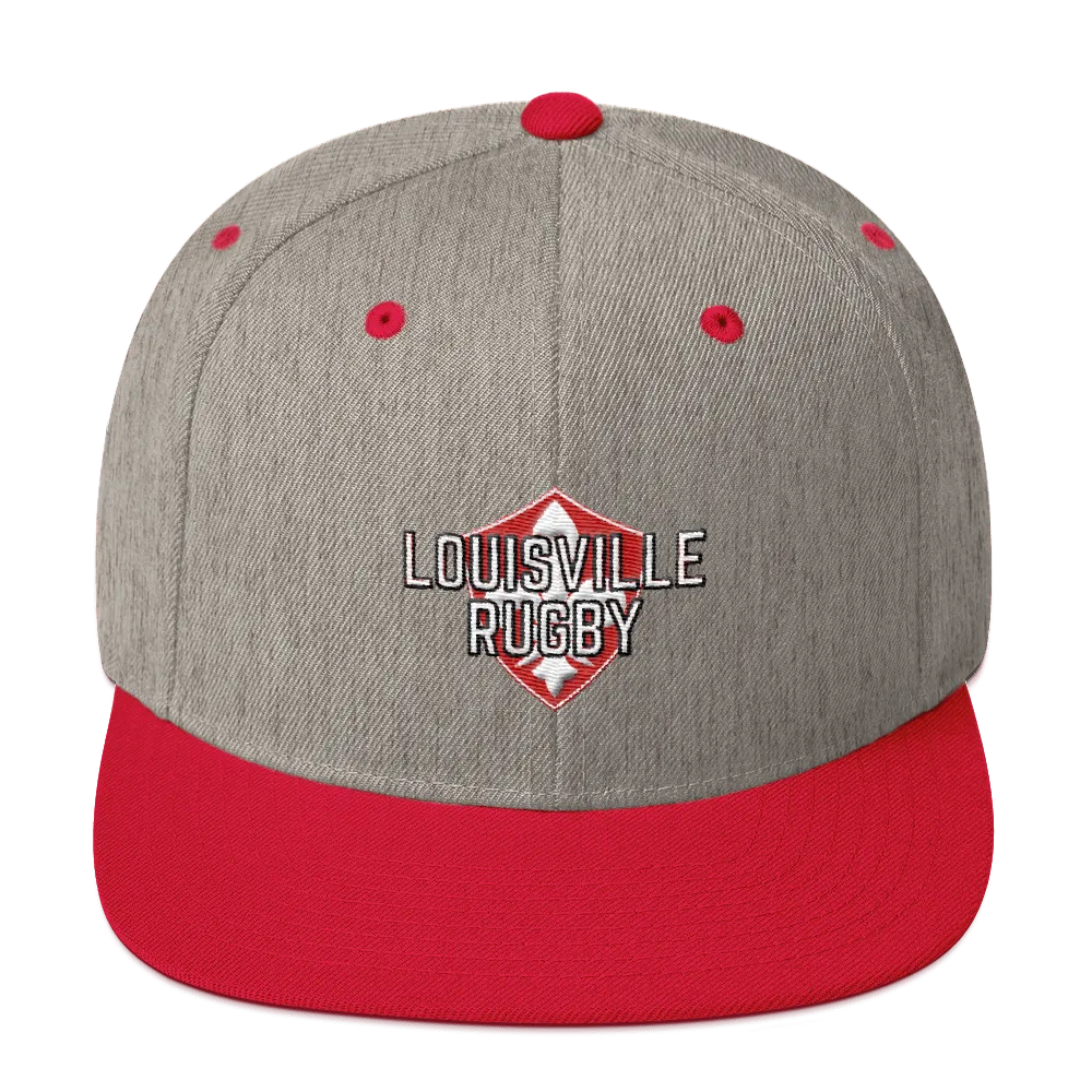 Louisville Large Crest Logo Snapback Hat