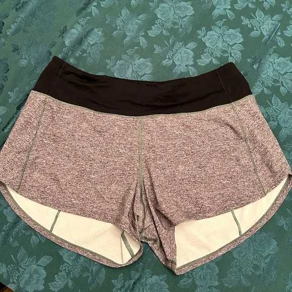 Lululemon Gray Speed Up Shorts