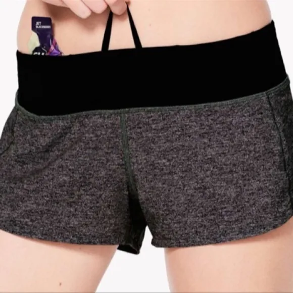 Lululemon Gray Speed Up Shorts