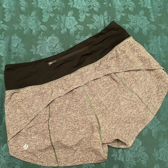 Lululemon Gray Speed Up Shorts