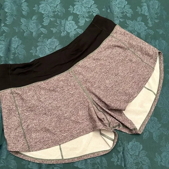Lululemon Gray Speed Up Shorts