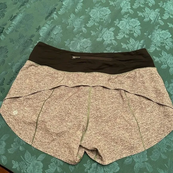 Lululemon Gray Speed Up Shorts