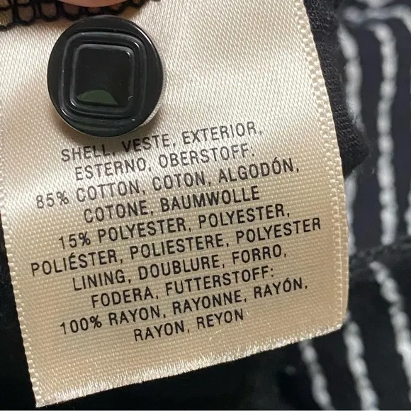 Maeve Polka Dot Shift Dress Black Size Small