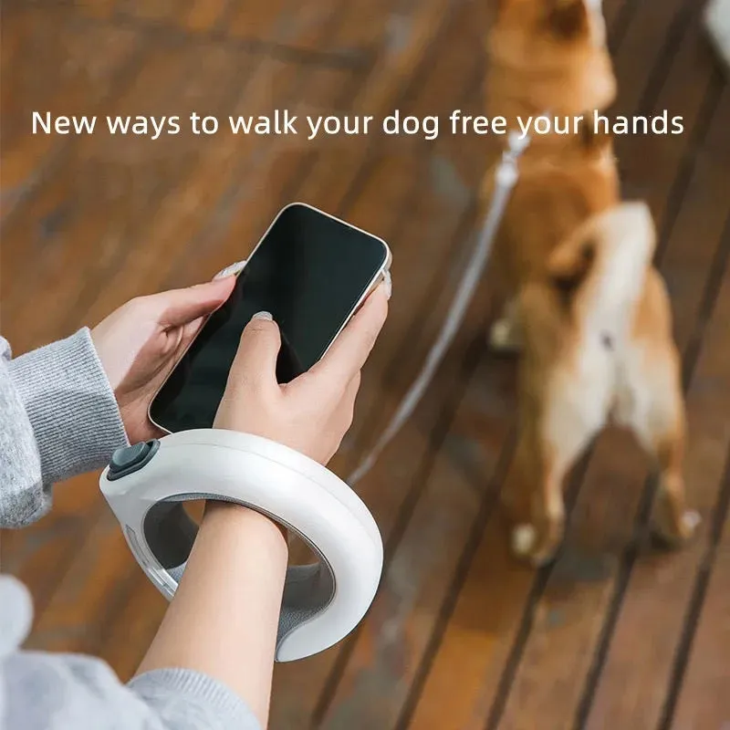 Magic Walk LED Retractable Leash - Hands Free Pet Automatic Leash