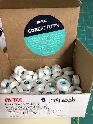 Magna Glide- White Magnetic Bobbins