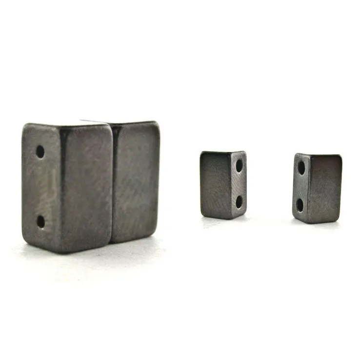Magnetic Clasp 2 Hole Gunmetal Gray Sets Of 10 MC02