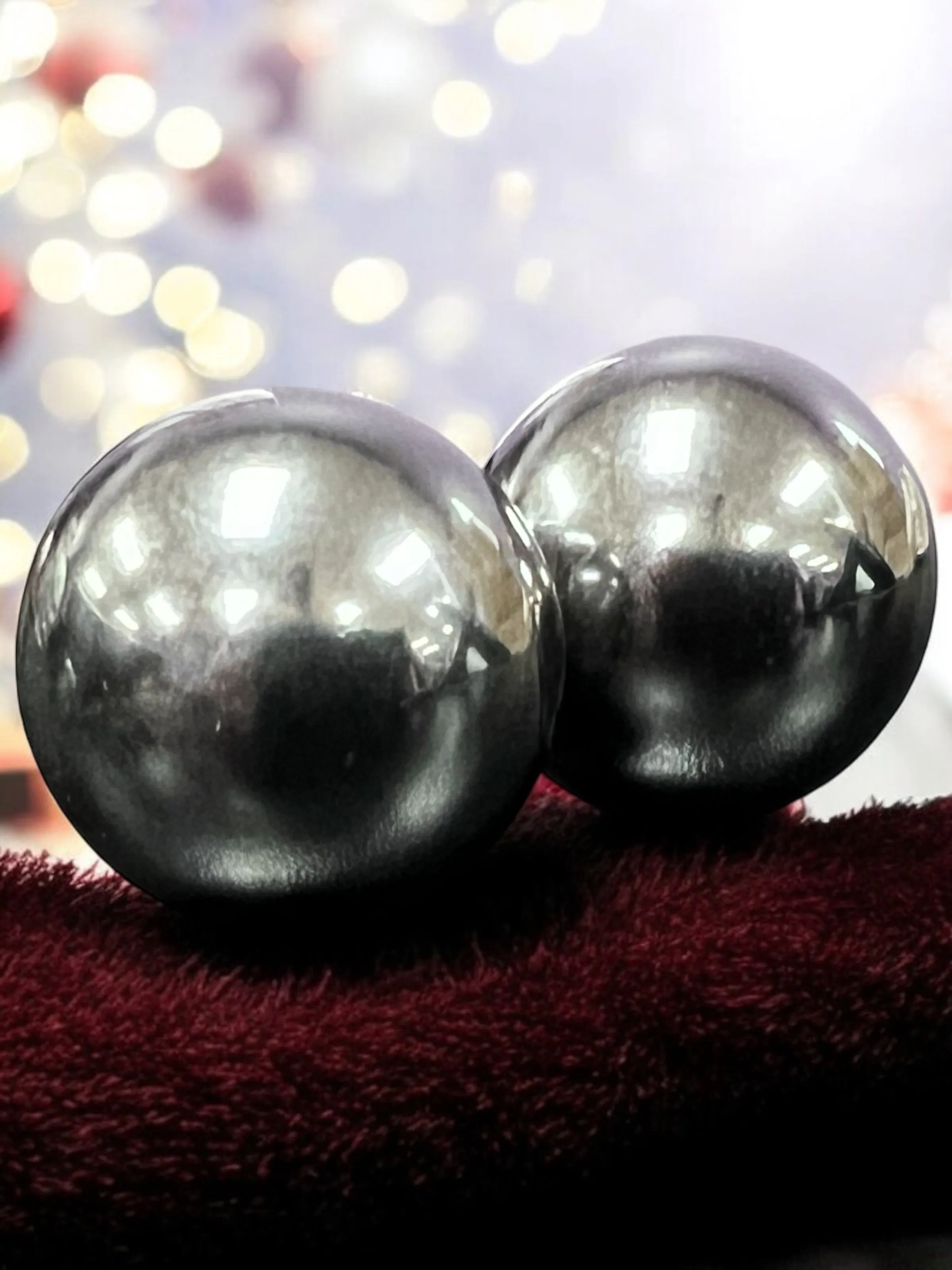 Magnetic Hematite Sphere Pair