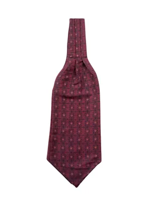 Maroon Patterned Ascot