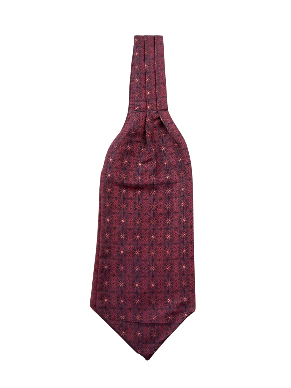 Maroon Patterned Ascot