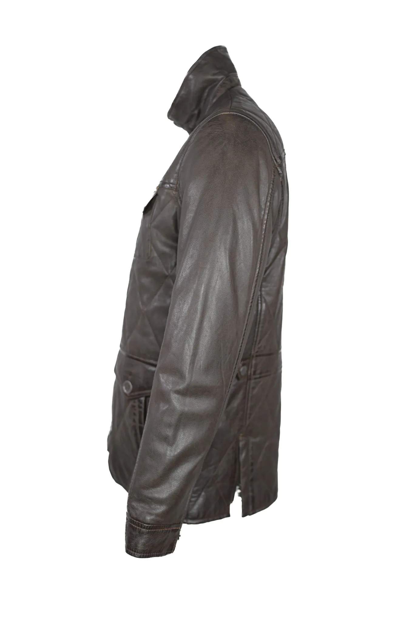 Mauritius Quilted Leather Jacket