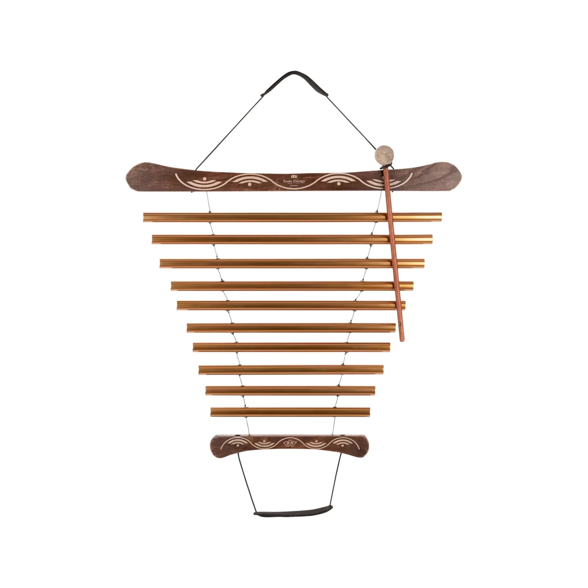 MEINL MFC10GMAB 35inch/88cm Meditation Flow Chimes, 440Hz, 10Notes, G Major, Bronze