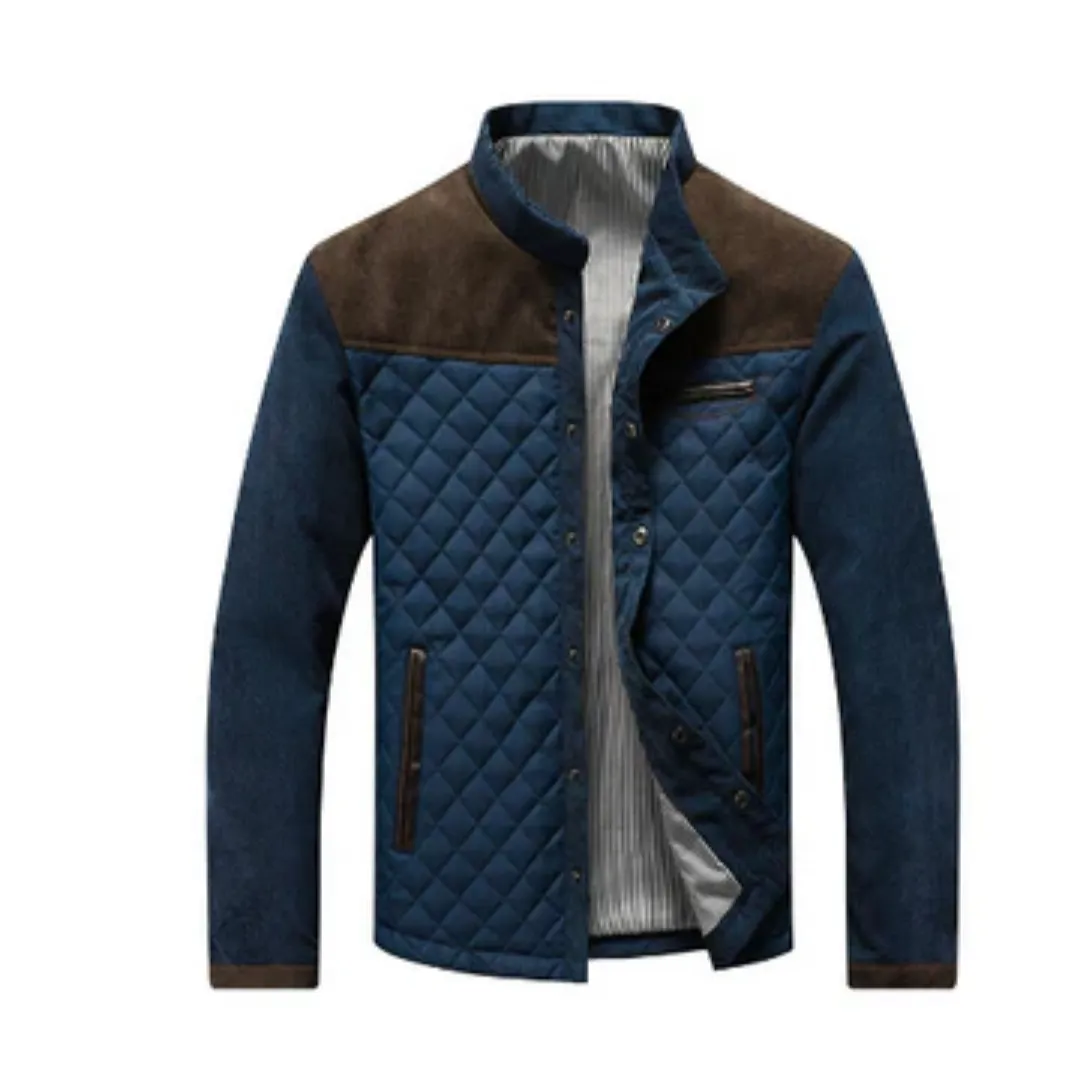 Men's Winter Quilted Jacket | Long
