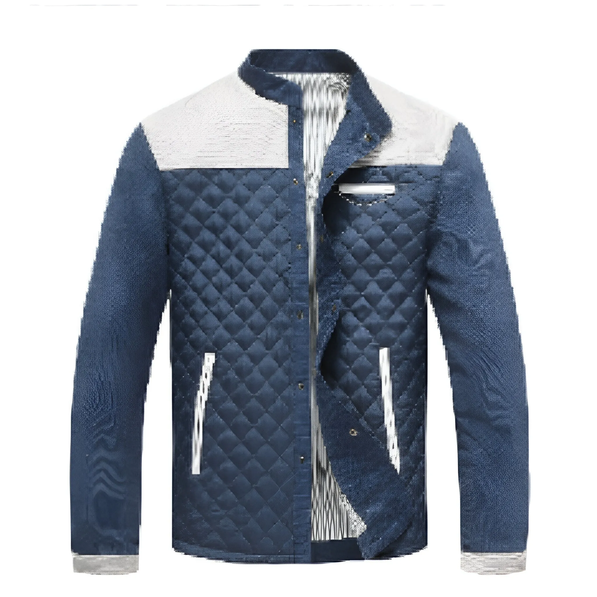 Men's Winter Quilted Jacket | Long