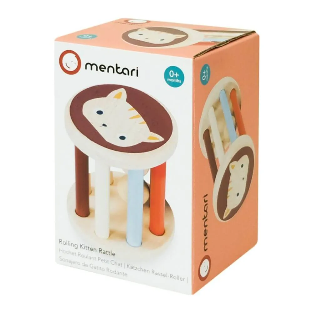 Mentari Rolling Kitten Rattle