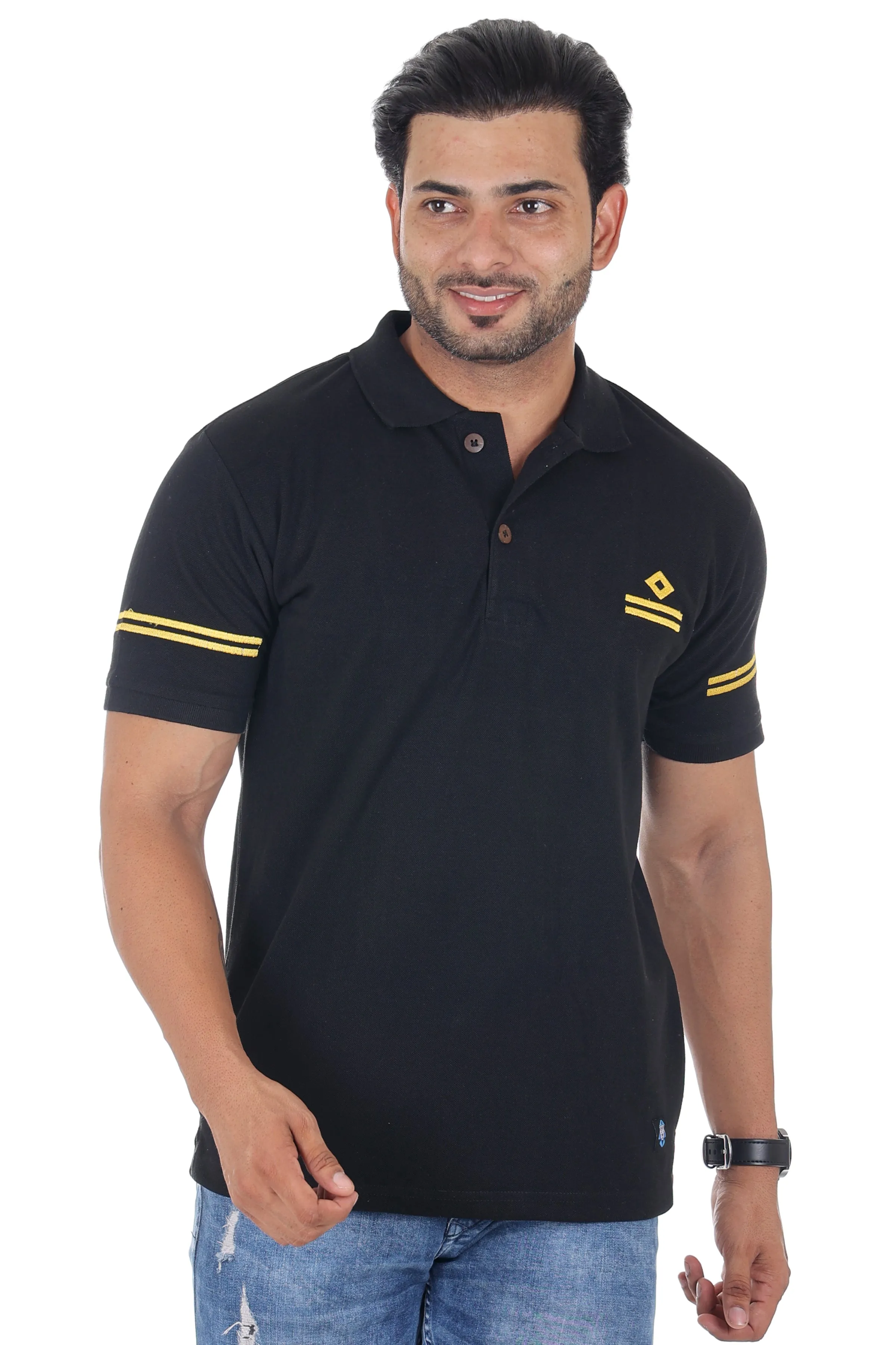 Merchant Navy BLACK POLO Rank T-Shirt | Unisex