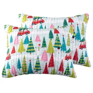 Merry & Bright Holly Jolly Shams