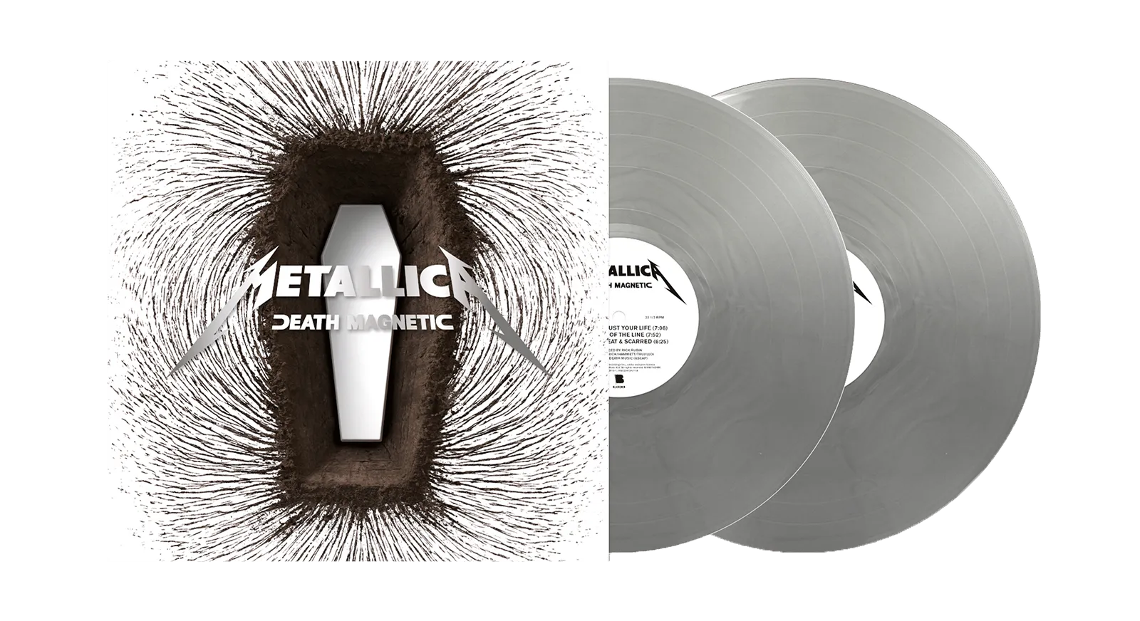 Metallica : Death Magnetic (Magnetic Silver 140g Vinyl)