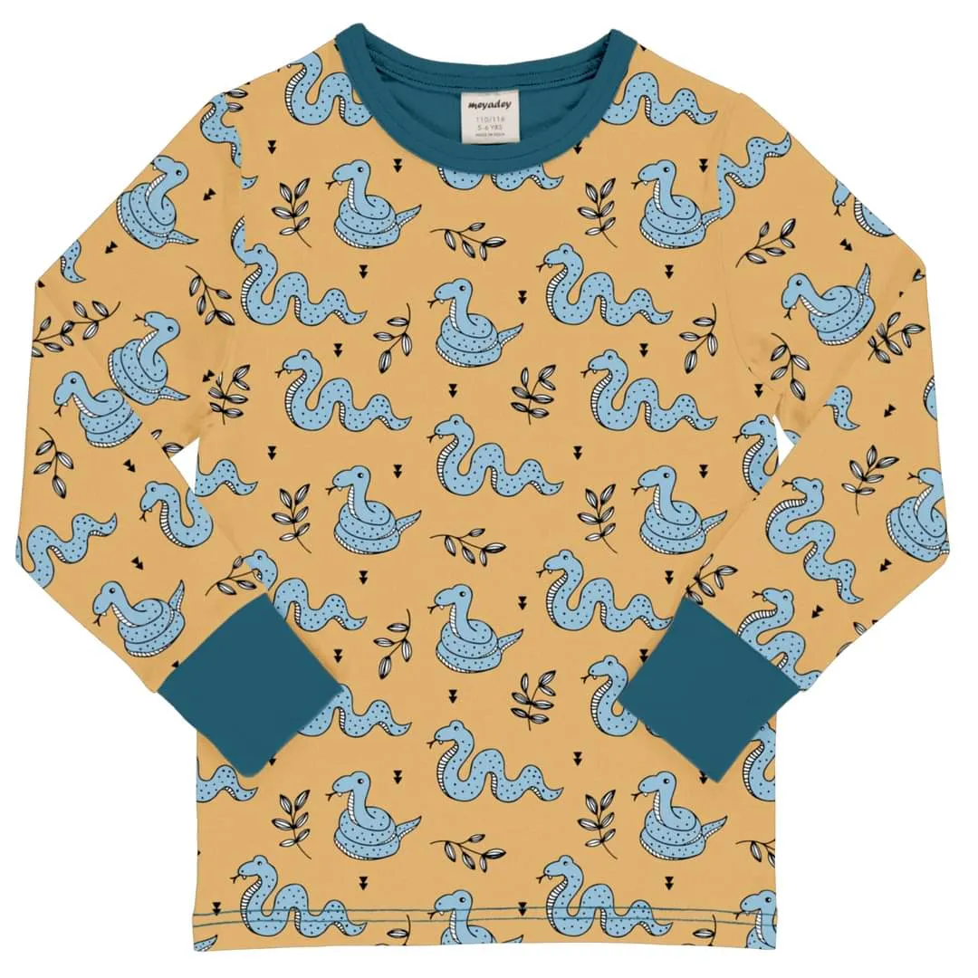 Meyadey Long Sleeve Top - Sneaky Snake